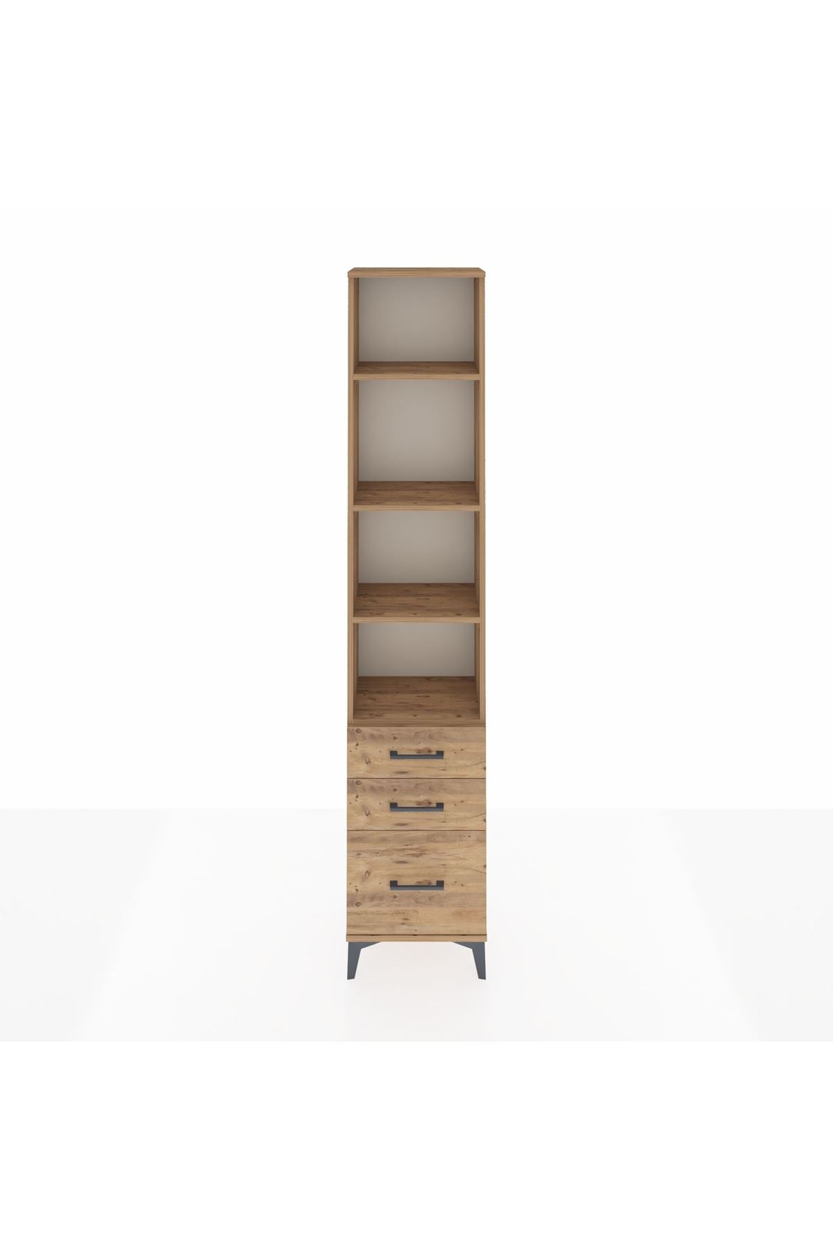 Arges Dolap 4 Raflı 3 Çekmeceli 44x30x221 - S28M176V9A