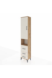 Arges Dolap 4 Raflı 3 Çekmeceli Tek Kapaklı 44x30x221 - S28M178V7A