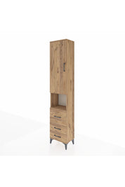 Arges Dolap 4 Raflı 3 Çekmeceli Tek Kapaklı 44x30x221 - S28M178V9A