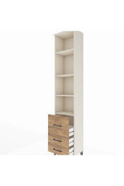 Arges Dolap 4 Raflı 3 Çekmeceli 44x30x221 - S28M179V3A