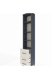 Arges Dolap 4 Raflı 3 Çekmeceli 44x30x221 - S28M179V4A