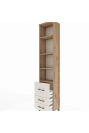 Arges Dolap 4 Raflı 3 Çekmeceli 44x30x221 - S28M179V7A
