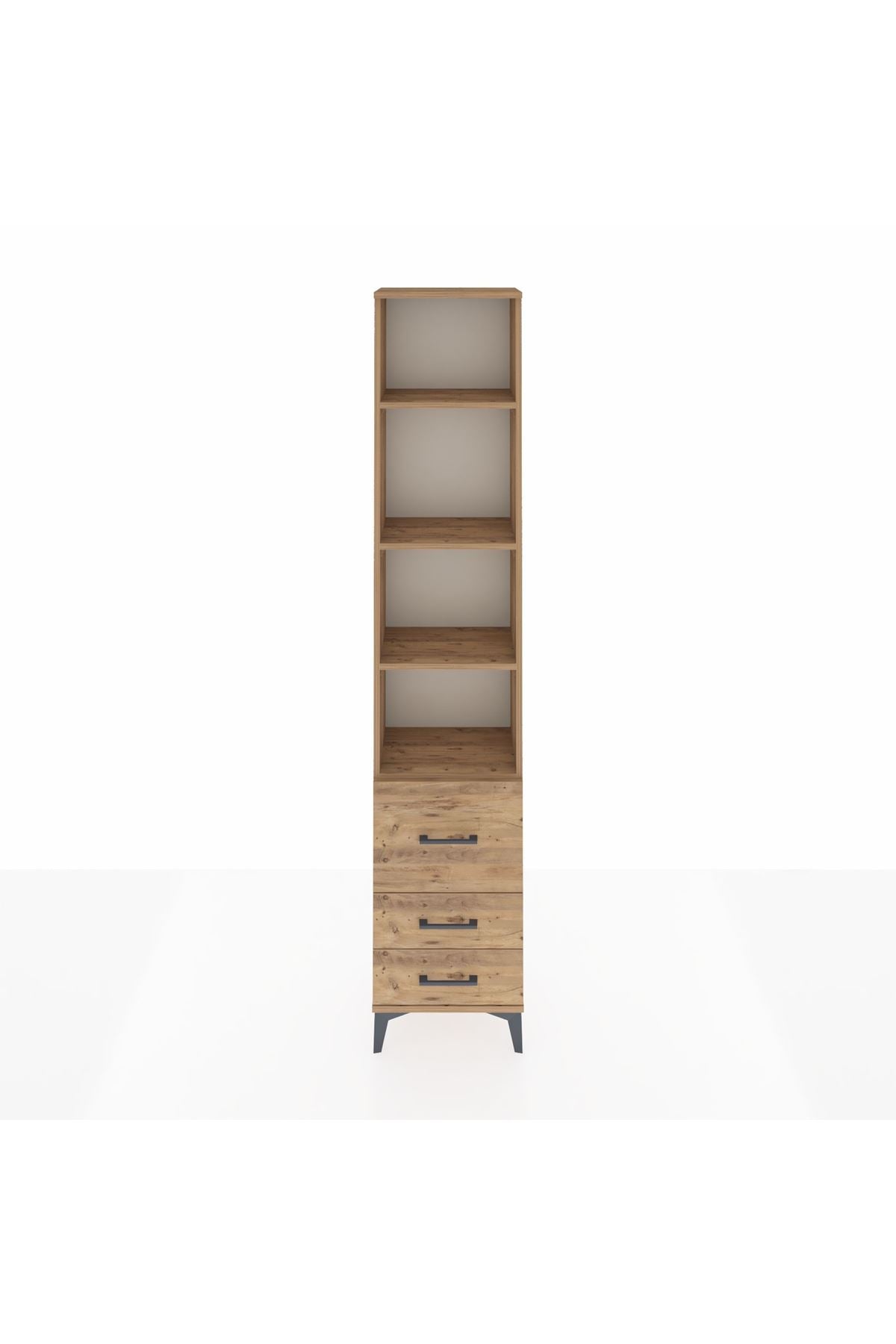Arges Dolap 4 Raflı 3 Çekmeceli 44x30x221 - S28M179V9A