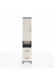 Arges Dolap 3 Raflı 2 Çekmeceli Tek Askılı 44x30x221 - S28M180V4A