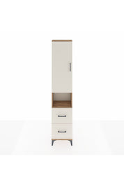 Arges Dolap 3 Raflı 2 Çekmeceli Tek Askılı 44x30x221 - S28M180V7A
