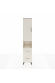 Arges Dolap 4 Raflı 2 Çekmeceli Tek Kapaklı 44x30x221 - S28M181V1A