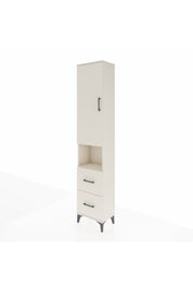 Arges Dolap 4 Raflı 2 Çekmeceli Tek Kapaklı 44x30x221 - S28M181V1A