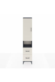Arges Dolap 4 Raflı 2 Çekmeceli Tek Kapaklı 44x30x221 - S28M181V4A