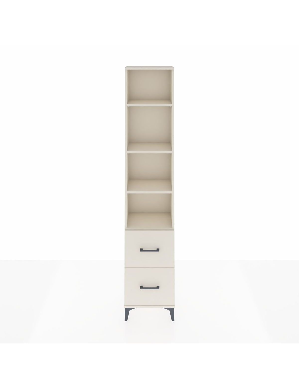 Arges Dolap 4 Raflı 2 Çekmeceli 44x30x221 - S28M182V1A