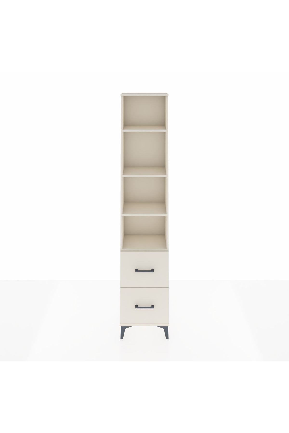 Arges Dolap 4 Raflı 2 Çekmeceli 44x30x221 - S28M182V1A