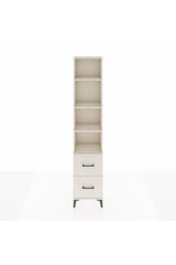 Arges Dolap 4 Raflı 2 Çekmeceli 44x30x221
