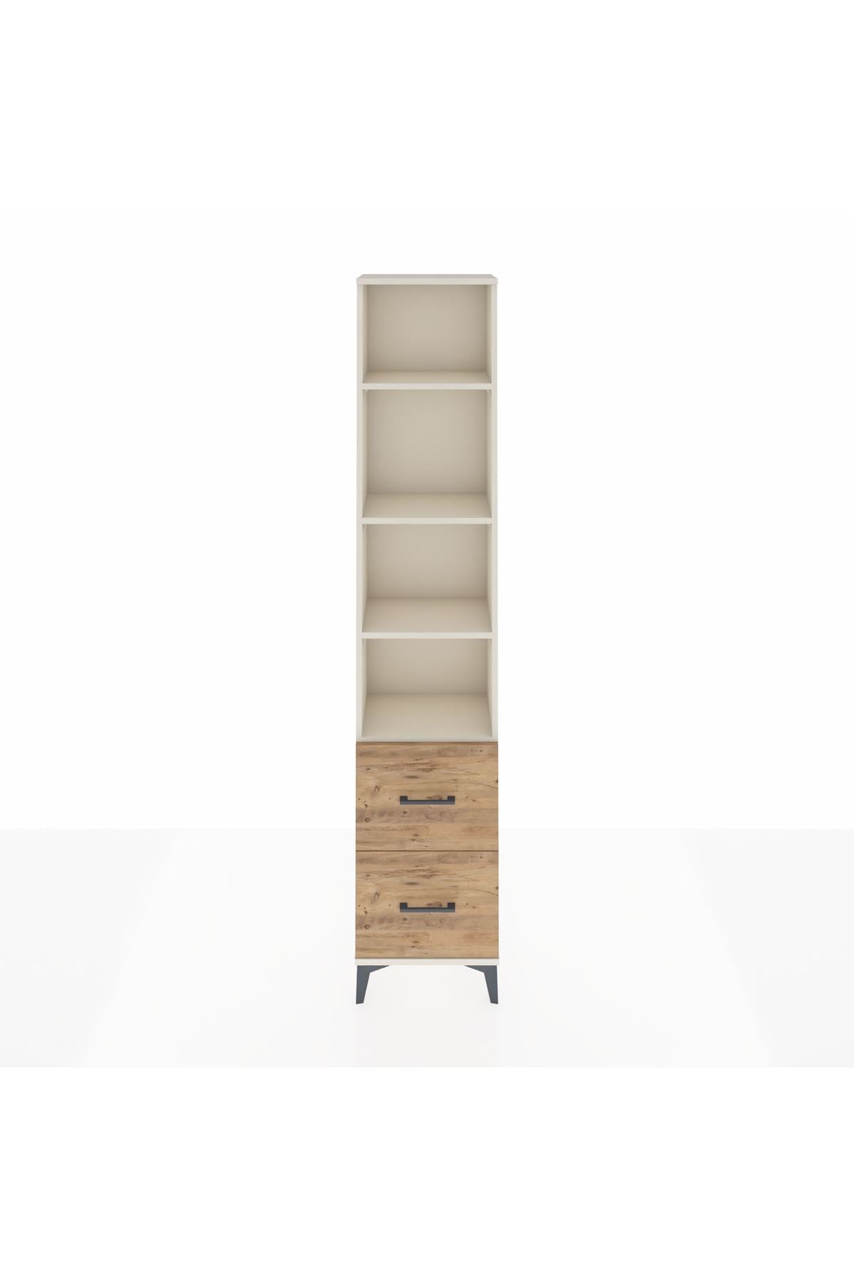 Arges Dolap 4 Raflı 2 Çekmeceli 44x30x221 - S28M182V3A