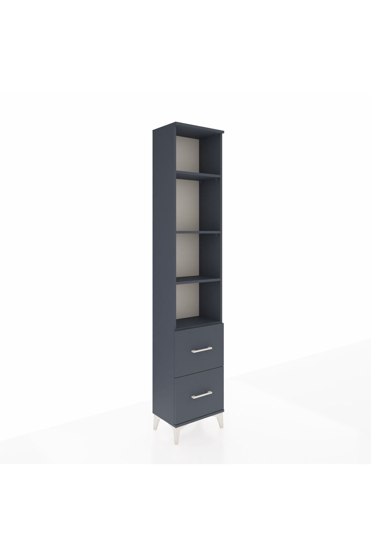 Arges Dolap 4 Raflı 2 Çekmeceli 44x30x221 - S28M182V5A
