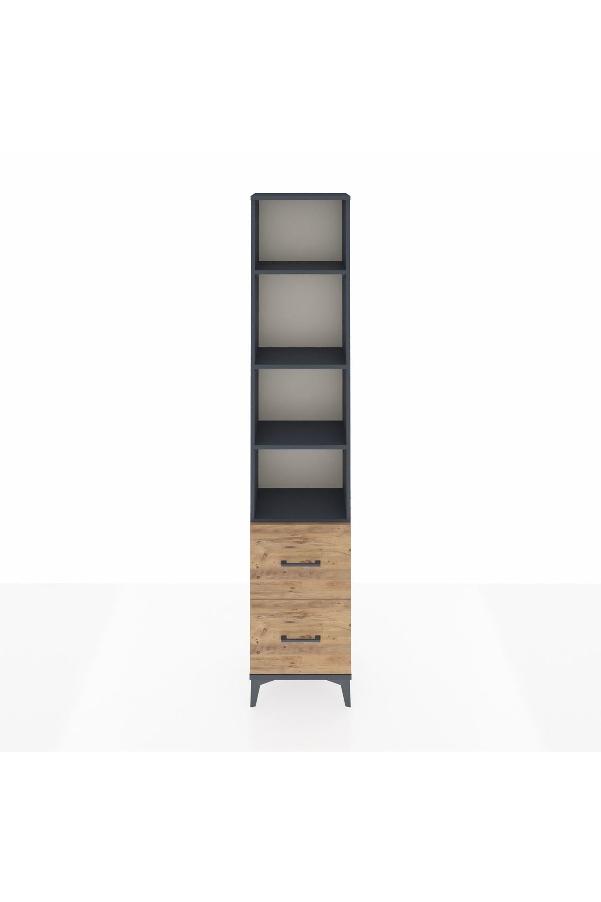 Arges Dolap 4 Raflı 2 Çekmeceli 44x30x221 - S28M182V6A