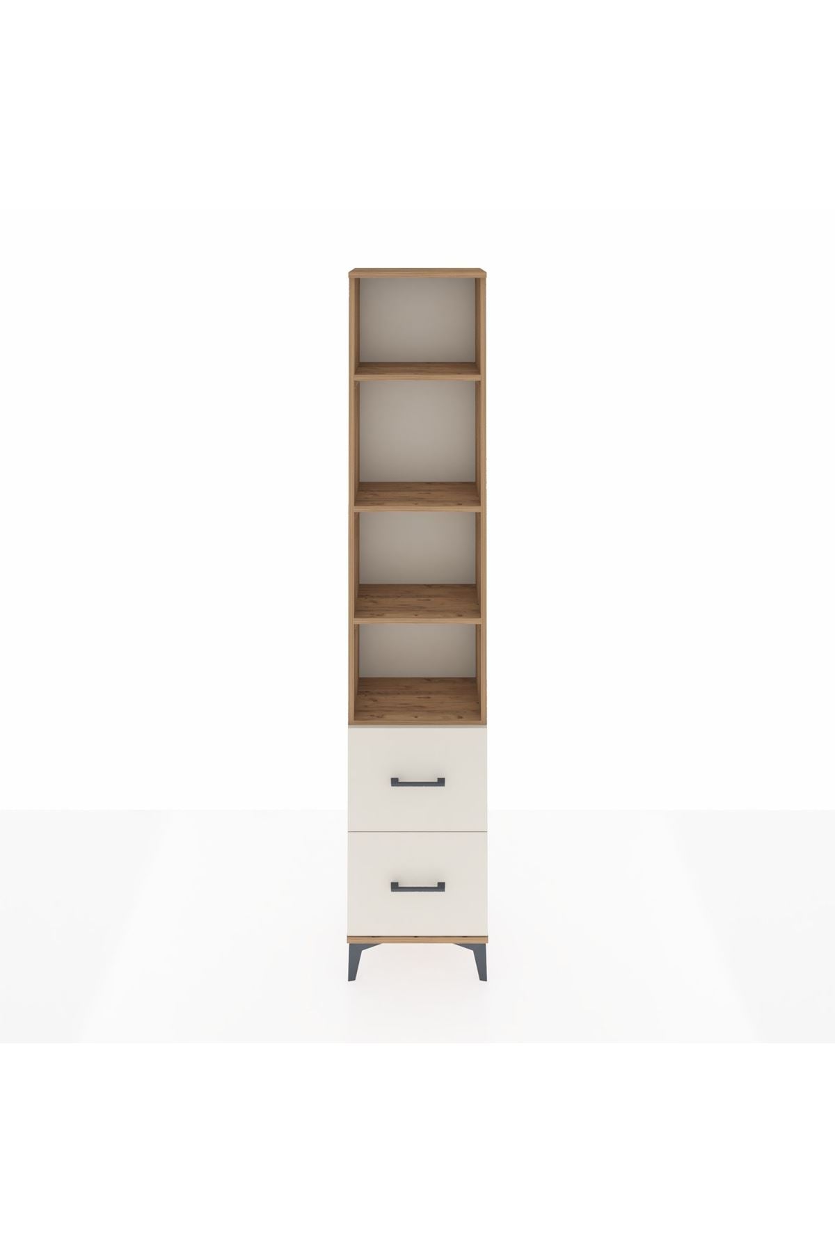 Arges Dolap 4 Raflı 2 Çekmeceli 44x30x221 - S28M182V7A