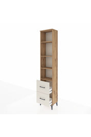 Arges Dolap 4 Raflı 2 Çekmeceli 44x30x221 - S28M182V7A