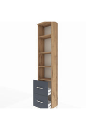 Arges Dolap 4 Raflı 2 Çekmeceli 44x30x221 - S28M182V8A
