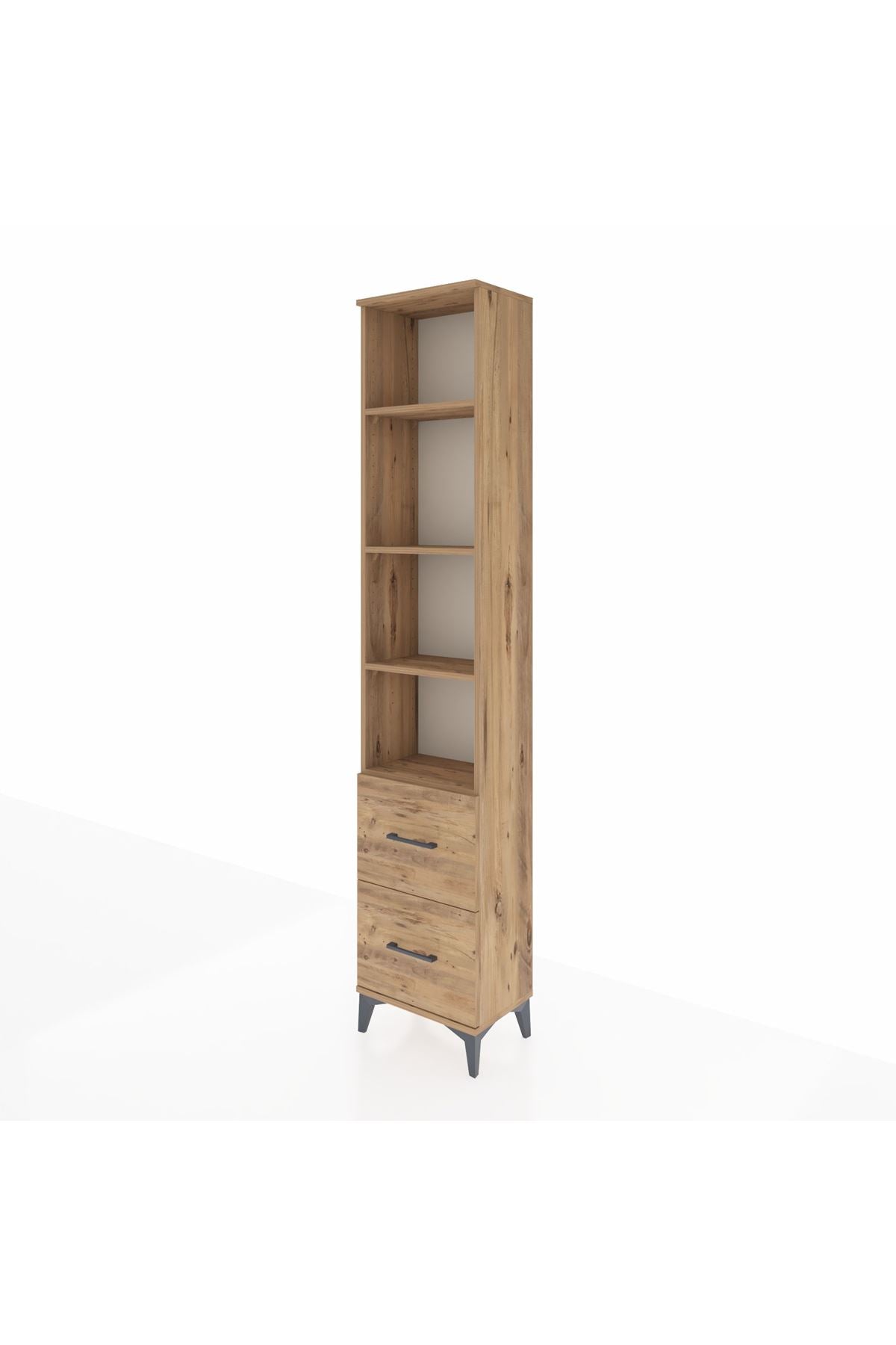 Arges Dolap 4 Raflı 2 Çekmeceli 44x30x221 - S28M182V9A