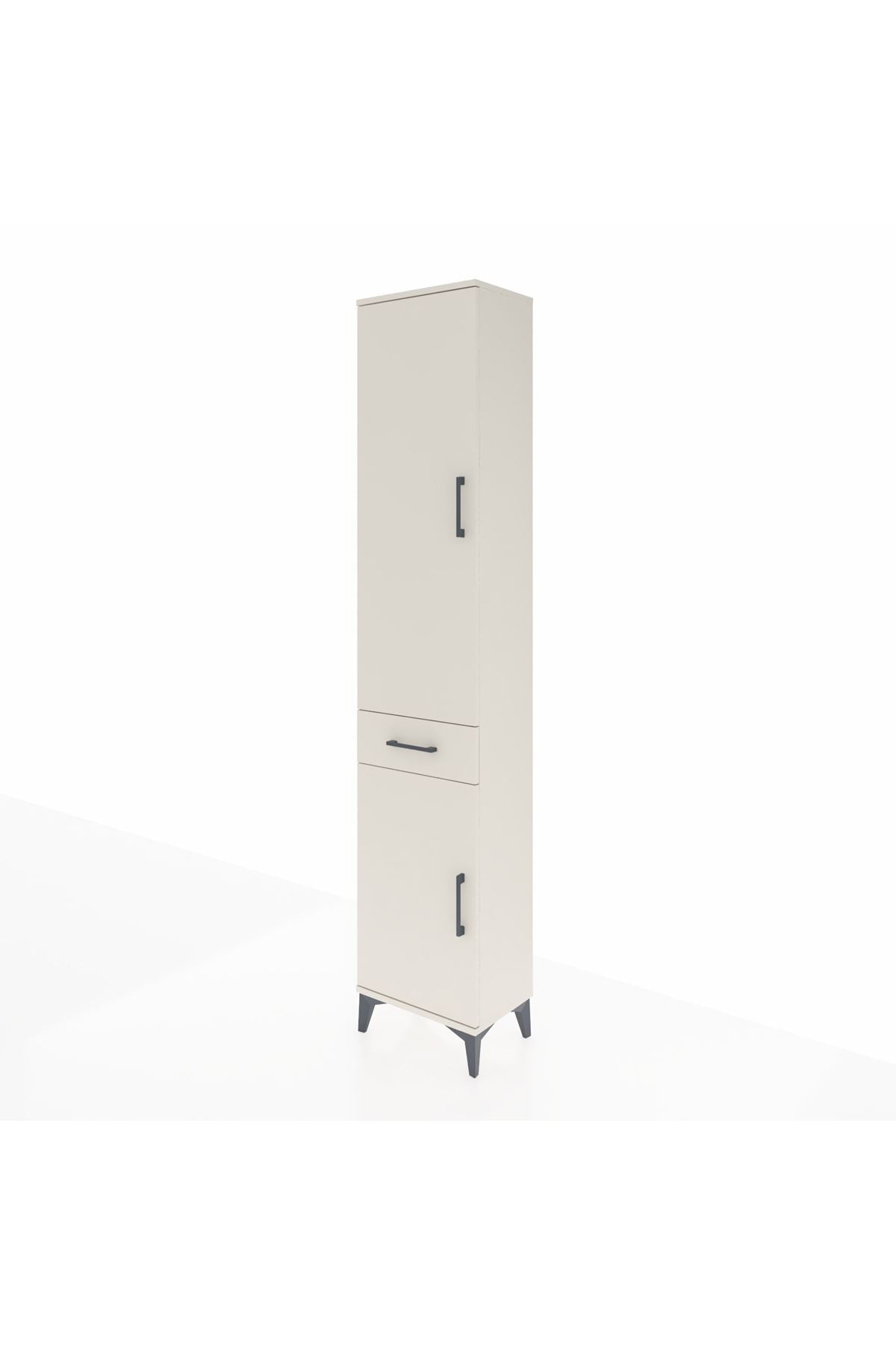 Arges Dolap 3 Raflı Tek Çekmeceli Tek Askılı 44x30x221 - S28M183V1A