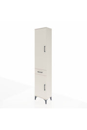 Arges Dolap 3 Raflı Tek Çekmeceli Tek Askılı 44x30x221 - S28M183V1A
