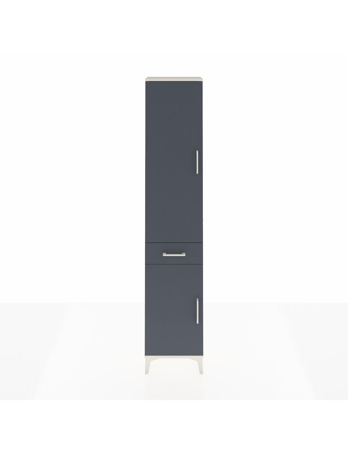 Arges Dolap 3 Raflı Tek Çekmeceli Tek Askılı 44x30x221 - S28M183V2A