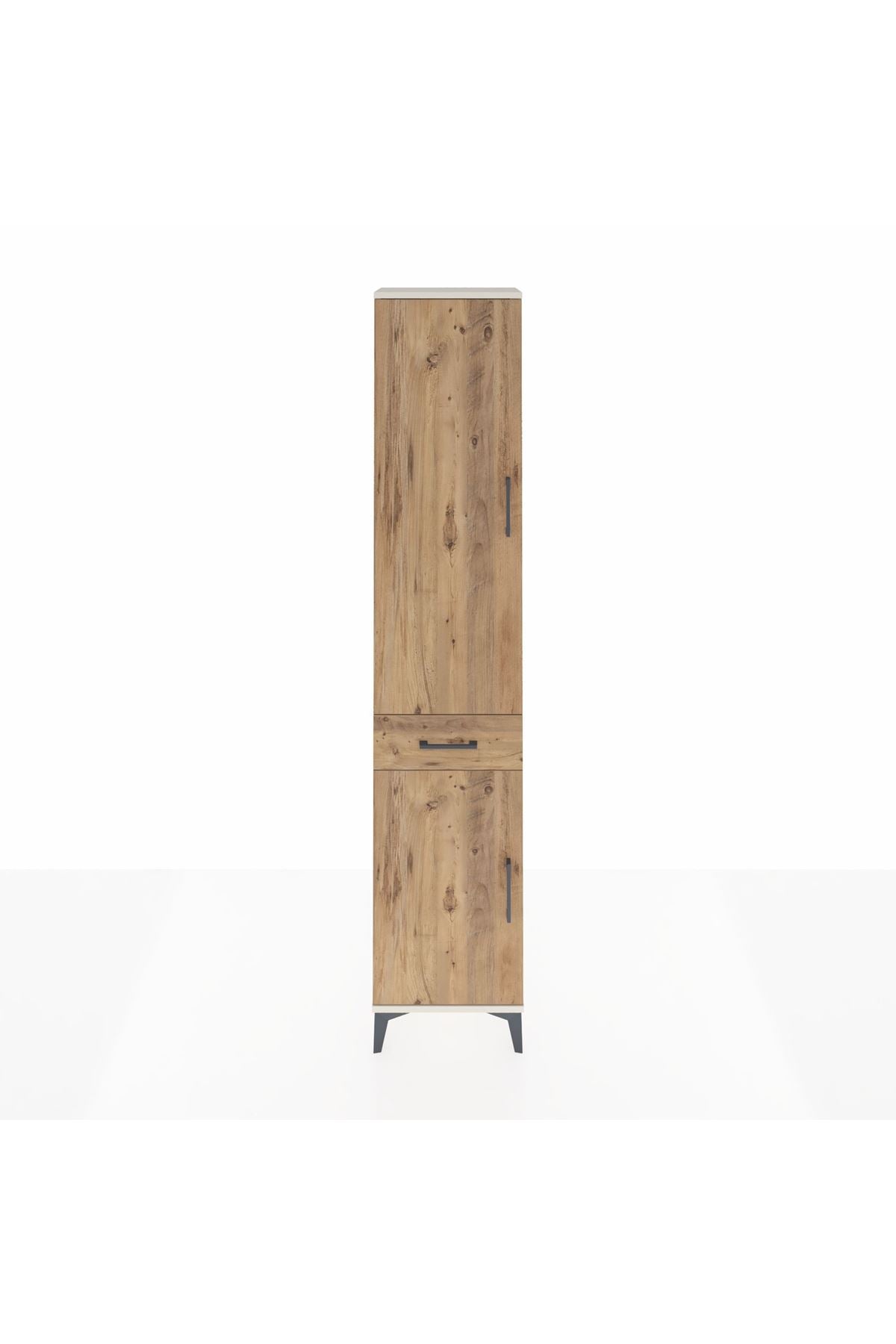 Arges Dolap 3 Raflı Tek Çekmeceli Tek Askılı 44x30x221 - S28M183V3A