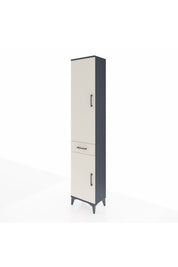 Arges Dolap 3 Raflı Tek Çekmeceli Tek Askılı 44x30x221 - S28M183V4A