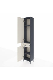 Arges Dolap 3 Raflı Tek Çekmeceli Tek Askılı 44x30x221 - S28M183V4A