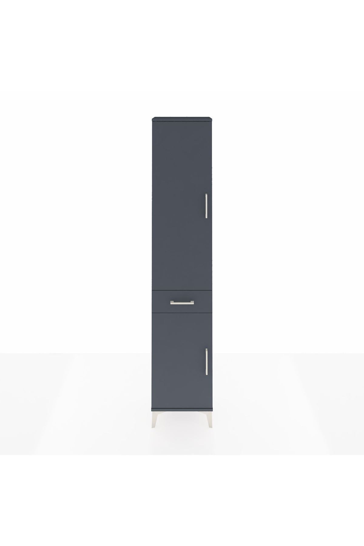 Arges Dolap 3 Raflı Tek Çekmeceli Tek Askılı 44x30x221 - S28M183V5A