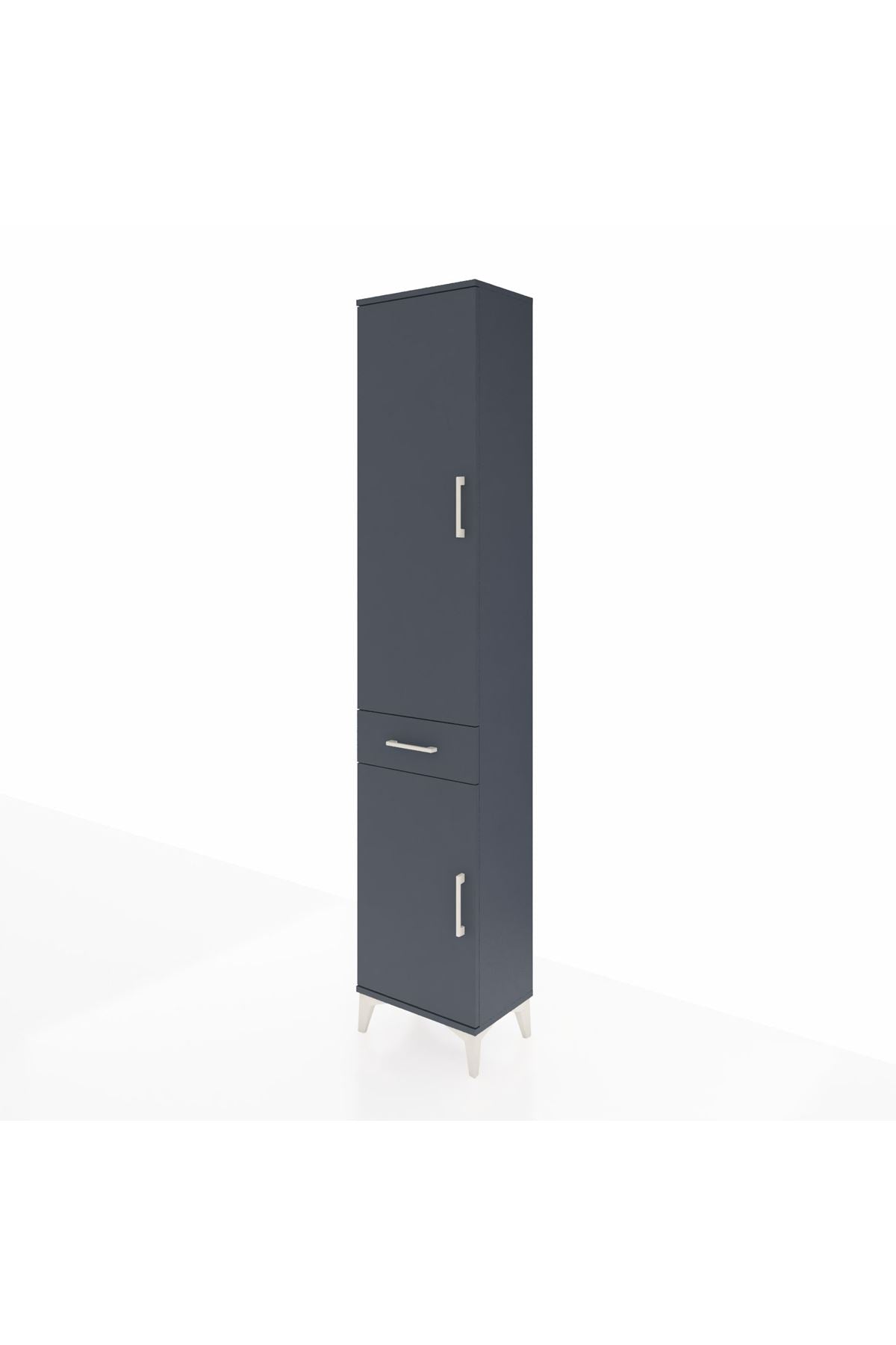 Arges Dolap 3 Raflı Tek Çekmeceli Tek Askılı 44x30x221 - S28M183V5A