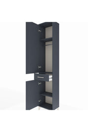 Arges Dolap 3 Raflı Tek Çekmeceli Tek Askılı 44x30x221 - S28M183V5A