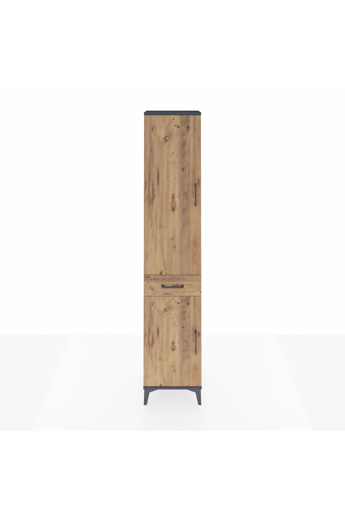 Arges Dolap 3 Raflı Tek Çekmeceli Tek Askılı 44x30x221 - S28M183V6A