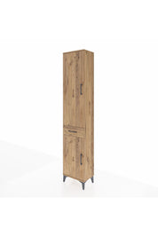 Arges Dolap 3 Raflı Tek Çekmeceli Tek Askılı 44x30x221 - S28M183V9A