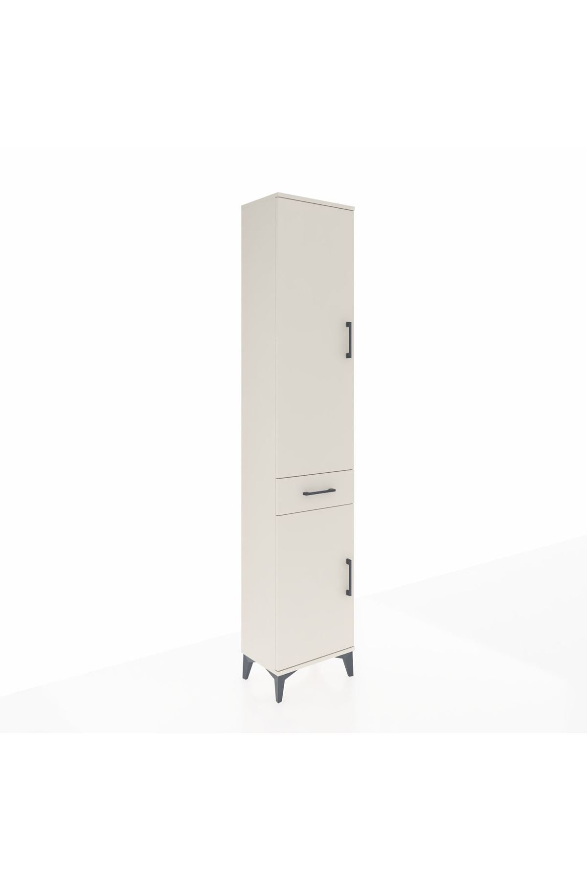 Arges Dolap 4 Raflı Tek Çekmeceli 2 Kapaklı 44x30x221 - S28M184V1A
