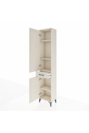 Arges Dolap 4 Raflı Tek Çekmeceli 2 Kapaklı 44x30x221 - S28M184V1A