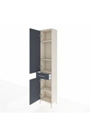 Arges Dolap 4 Raflı Tek Çekmeceli 2 Kapaklı 44x30x221 - S28M184V2A