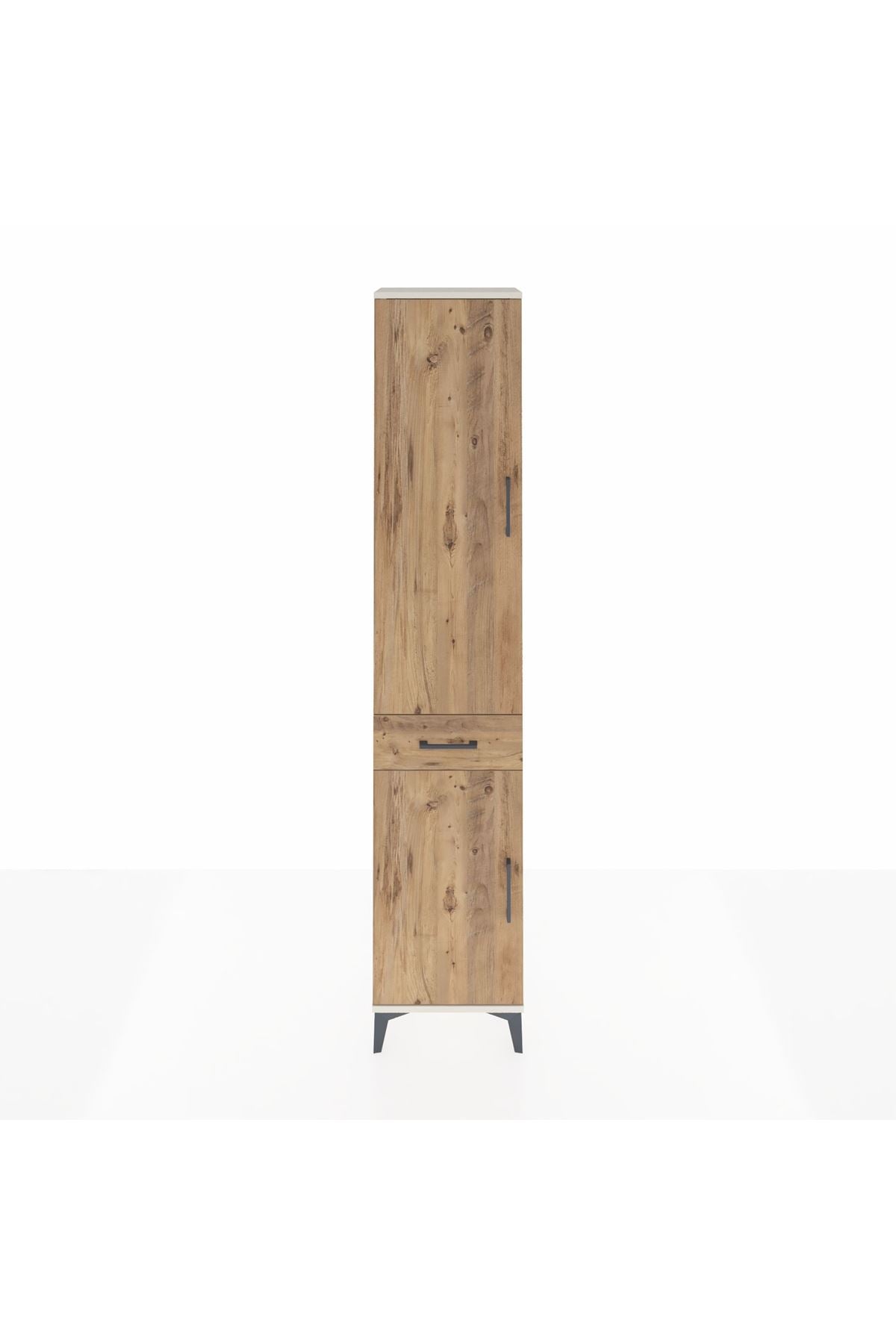 Arges Dolap 4 Raflı Tek Çekmeceli 2 Kapaklı 44x30x221 - S28M184V3A