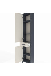 Arges Dolap 4 Raflı Tek Çekmeceli 2 Kapaklı 44x30x221 - S28M184V4A