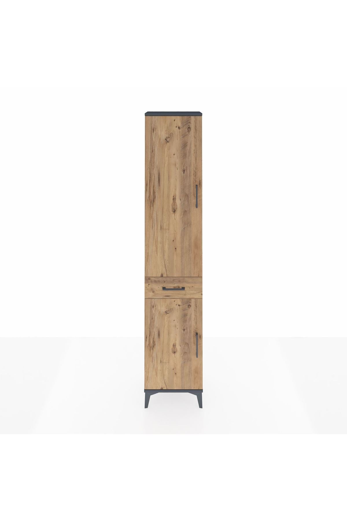 Arges Dolap 4 Raflı Tek Çekmeceli 2 Kapaklı 44x30x221 - S28M184V6A