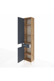 Arges Dolap 4 Raflı Tek Çekmeceli 2 Kapaklı 44x30x221 - S28M184V8A