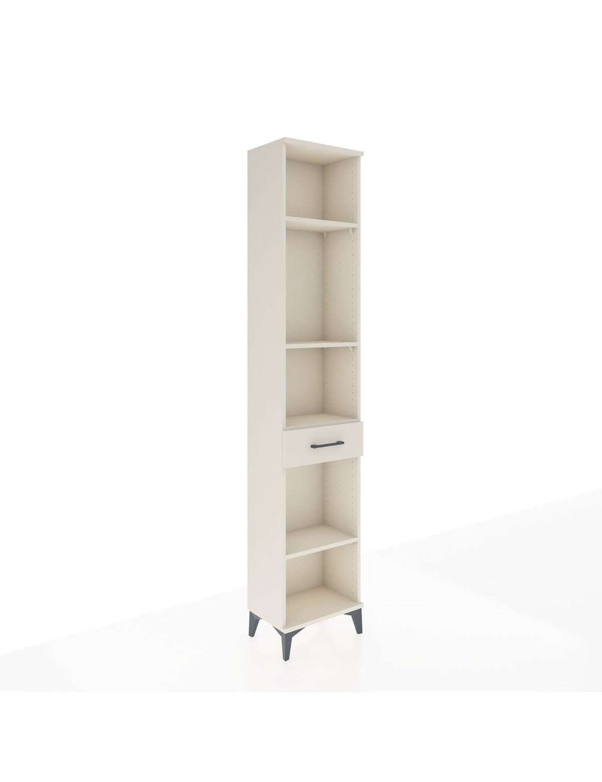 Arges Dolap 4 Raflı Tek Çekmeceli 44x30x221 - S28M185V1A
