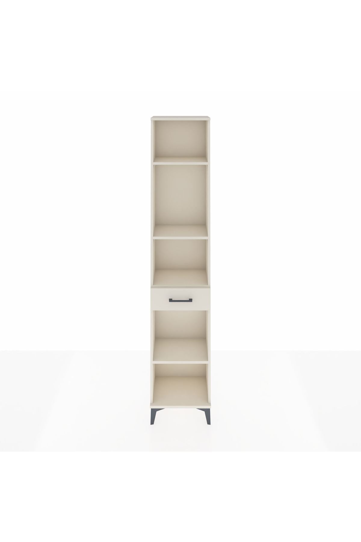 Arges Dolap 4 Raflı Tek Çekmeceli 44x30x221 - S28M185V1A