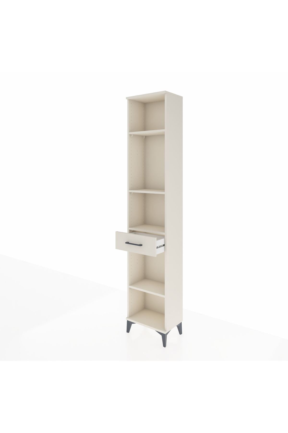 Arges Dolap 4 Raflı Tek Çekmeceli 44x30x221 - S28M185V1A