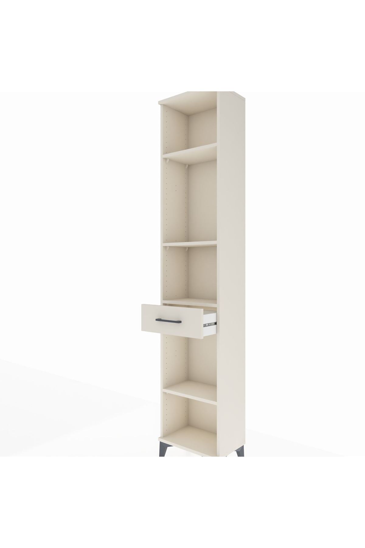 Arges Dolap 4 Raflı Tek Çekmeceli 44x30x221 - S28M185V1A