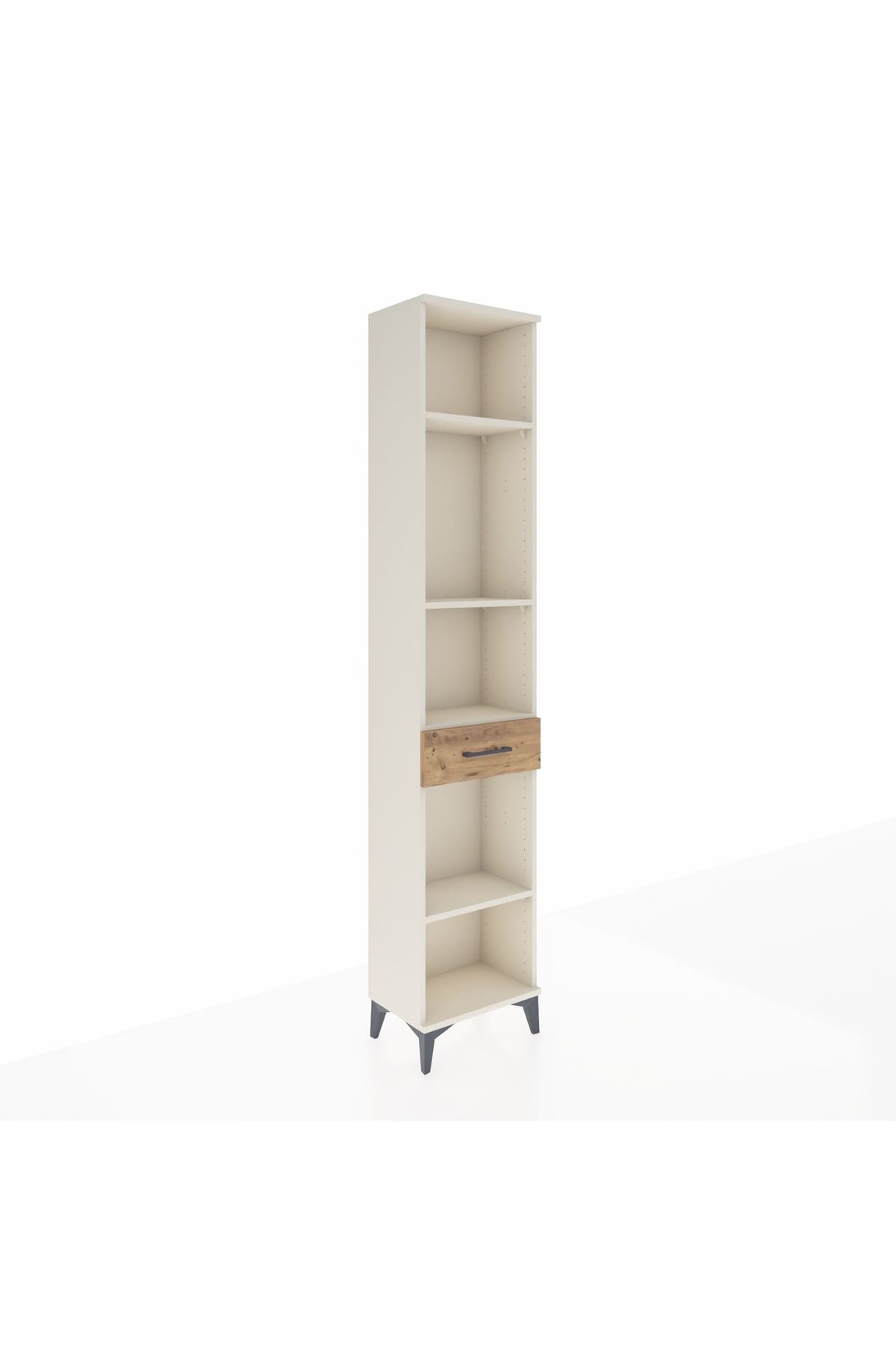 Arges Dolap 4 Raflı Tek Çekmeceli 44x30x221 - S28M185V3A