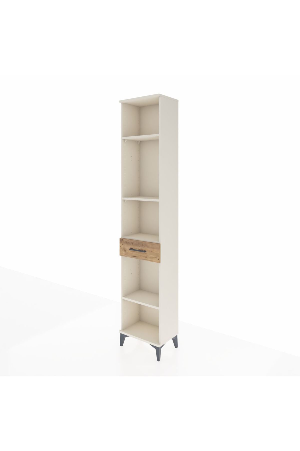Arges Dolap 4 Raflı Tek Çekmeceli 44x30x221 - S28M185V3A