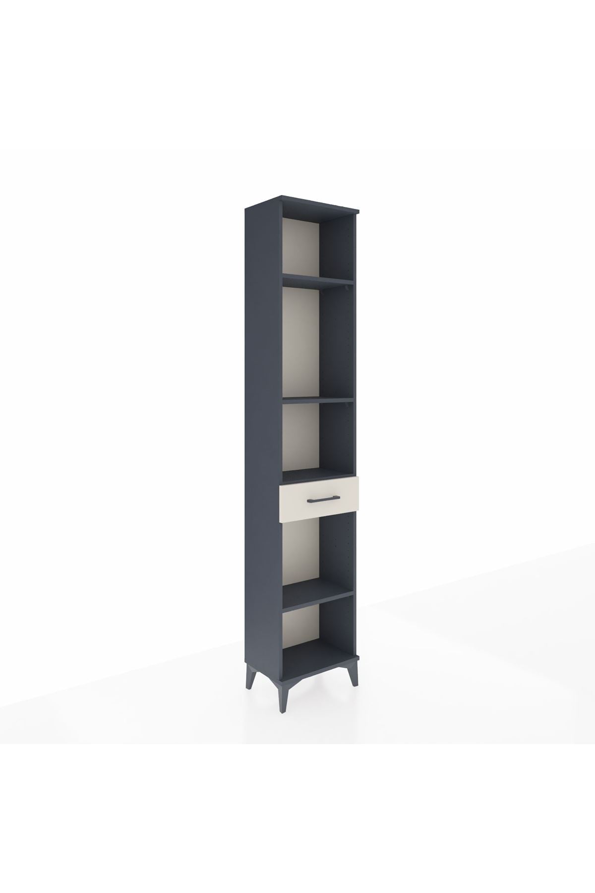 Arges Dolap 4 Raflı Tek Çekmeceli 44x30x221 - S28M185V4A