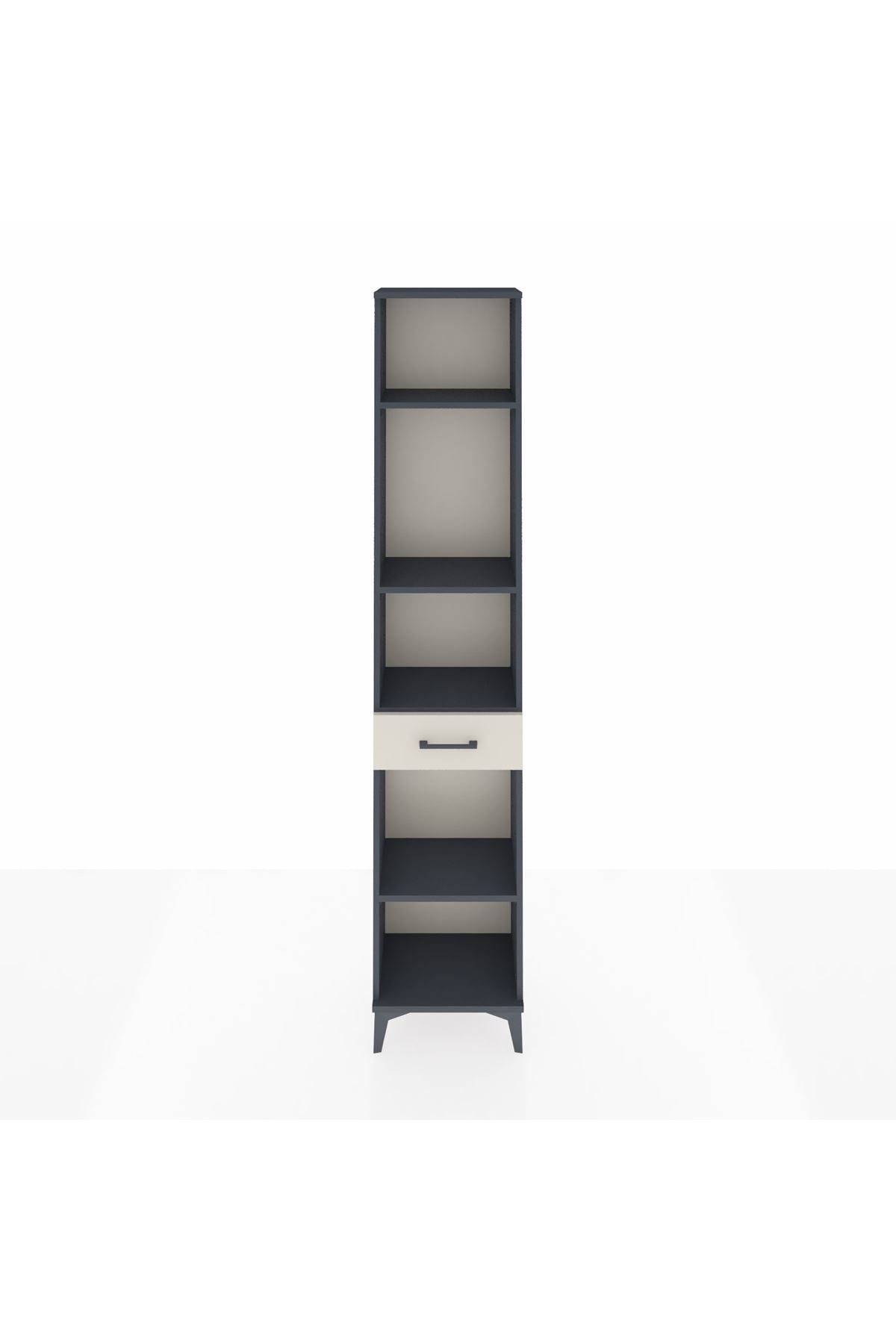 Arges Dolap 4 Raflı Tek Çekmeceli 44x30x221 - S28M185V4A