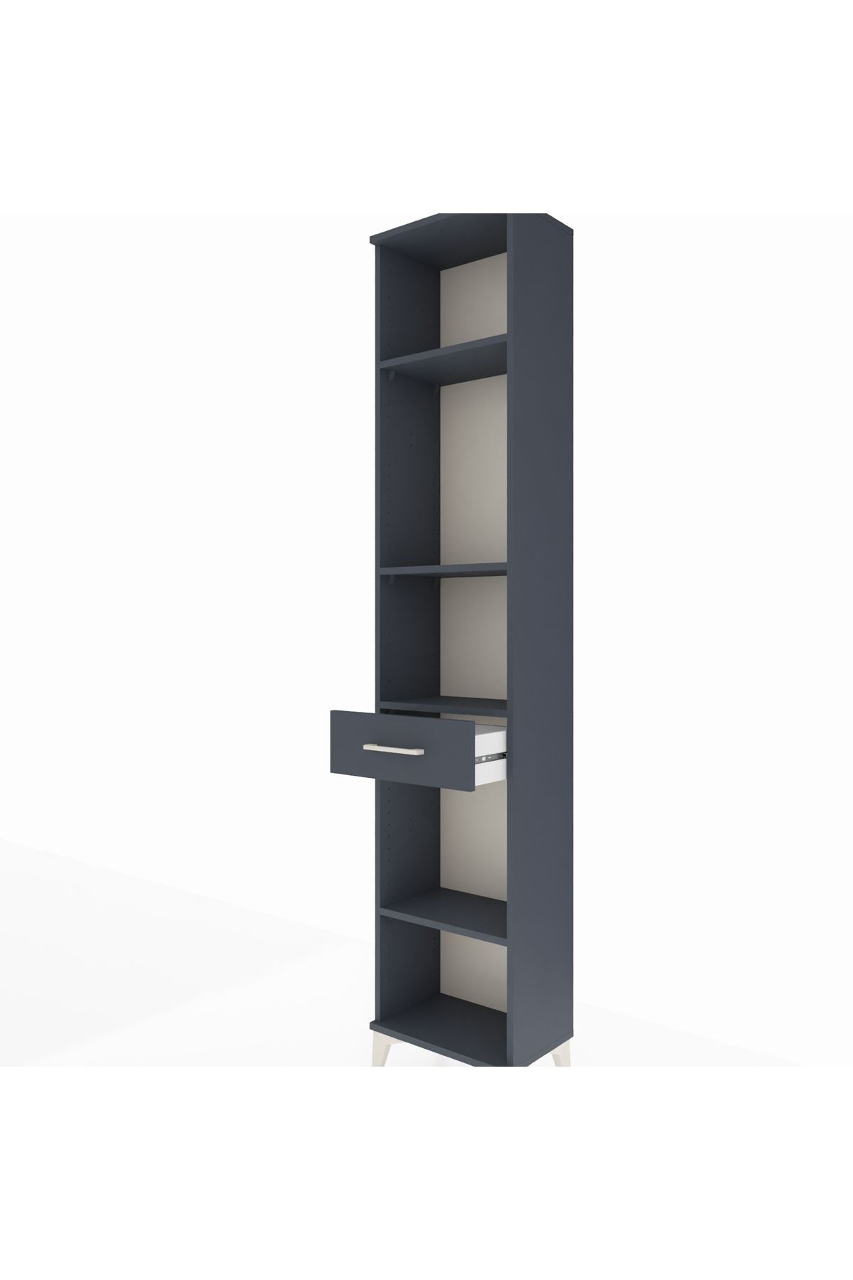 Arges Dolap 4 Raflı Tek Çekmeceli 44x30x221 - S28M185V5A