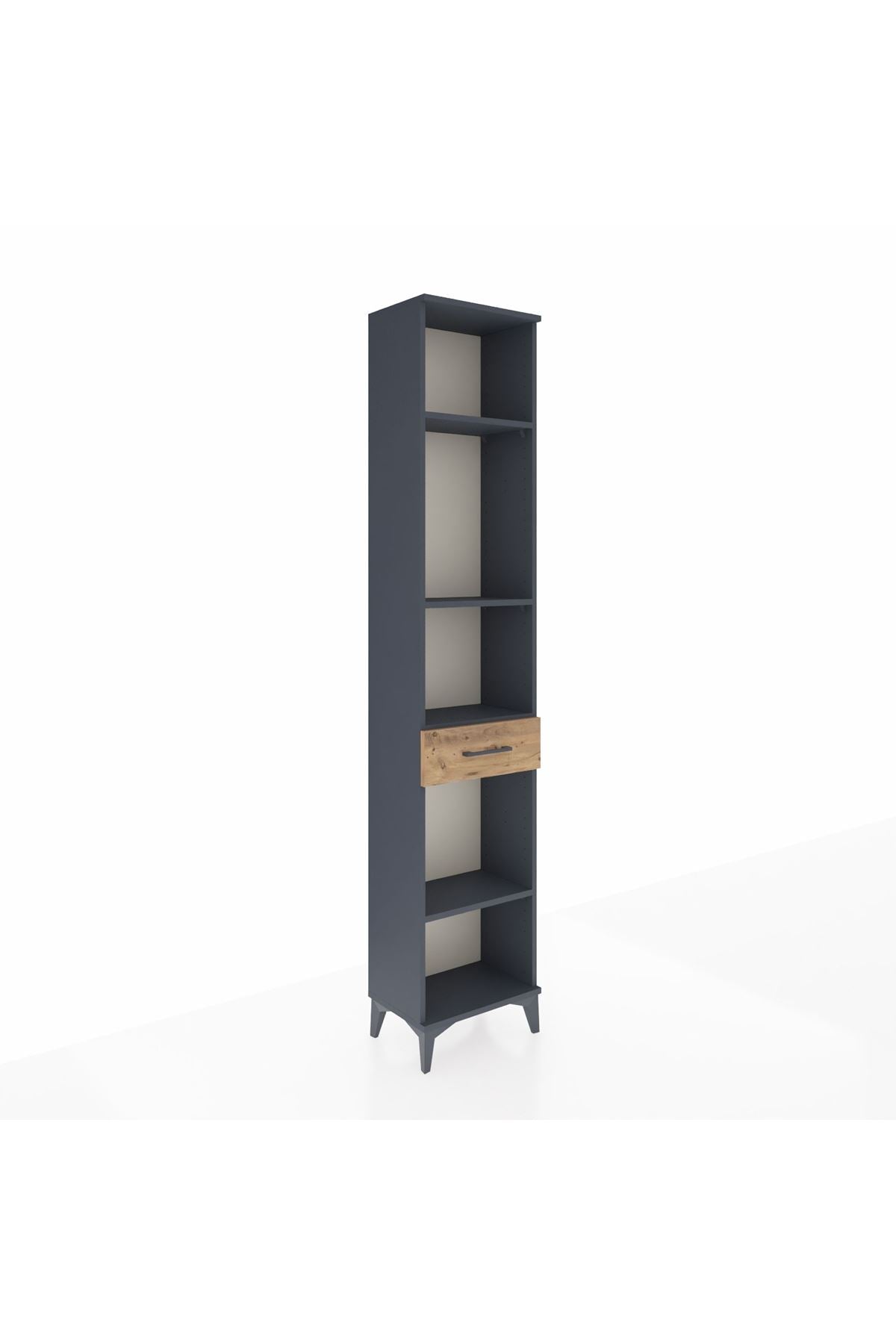 Arges Dolap 4 Raflı Tek Çekmeceli 44x30x221 - S28M185V6A